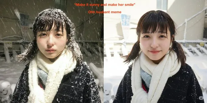 Removing people from pictures