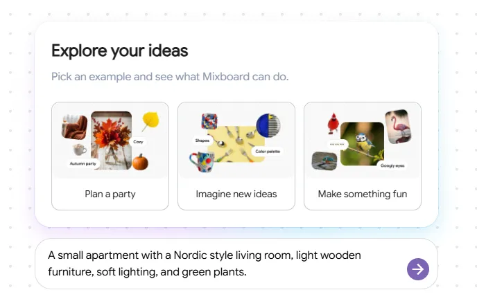 Mixboard Screenshot